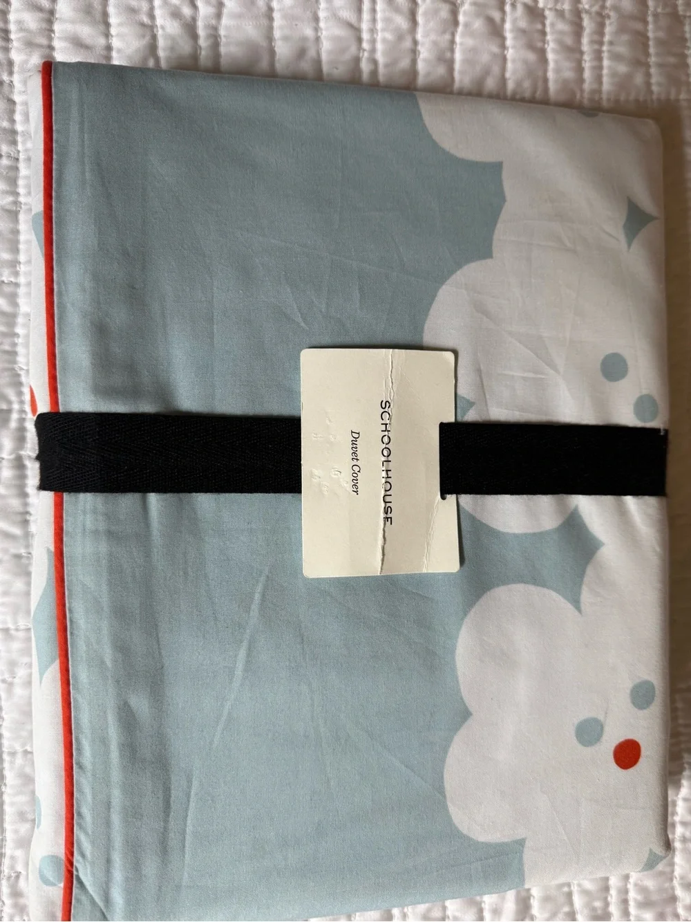 Schoolhouse Paper Flower Duvet Cover